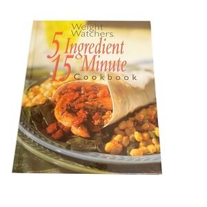 Weight Watchers 5 Ingredient 15 Minute Cookbook Hardcover Weightloss Meal Prep